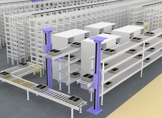 湖南哲瑞貨架廠(chǎng)自動(dòng)化立體庫(kù)